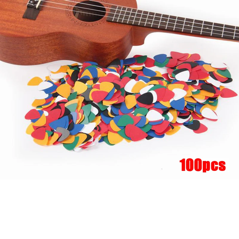 100pcs/pack ABS Acoustic Ukulele Bass Electric Guitar Picks Plectrums Accessories Guitarra Puas Palheta Musical Instrument
100pcs/pack ABS Acoustic Ukulele Bass Electric Guitar Picks Plectrums Accessories Guitarra Puas Palheta Musical Instrument