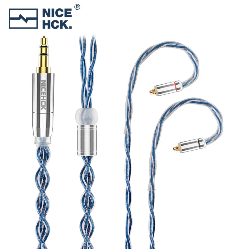NiceHCK SuperBlue Upgrade Cable Taiwan Lab 7N OCC Litz Earbud Wire 3.5/2.5/4.4mm MMCX/0.78mm 2Pin For OH10 Obsidian MS2 NM2 IEM
NiceHCK SuperBlue Upgrade Cable Taiwan Lab 7N OCC Litz Earbud Wire 3.5/2.5/4.4mm MMCX/0.78mm 2Pin For OH10 Obsidian MS2 NM2 IEM
