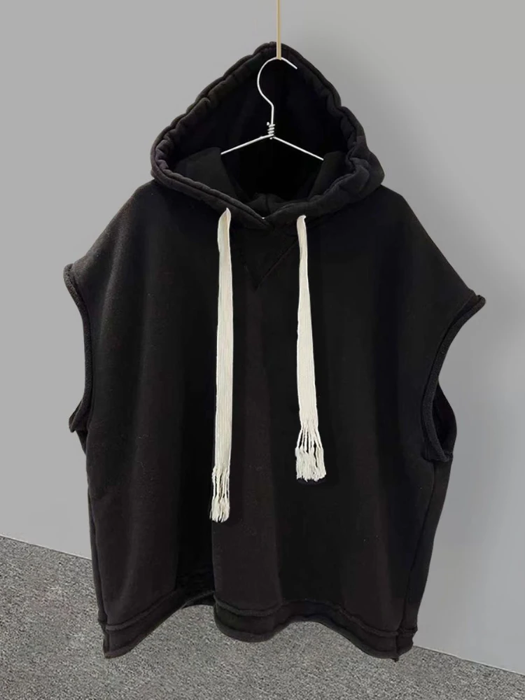 Korean Style Streetwear Hoodies Men Summer Loose Casual Sweatshirt Sleeveless Harajuku Solid Tank Tops Hooded Kpop Chic
Korean Style Streetwear Hoodies Men Summer Loose Casual Sweatshirt Sleeveless Harajuku Solid Tank Tops Hooded Kpop Chic