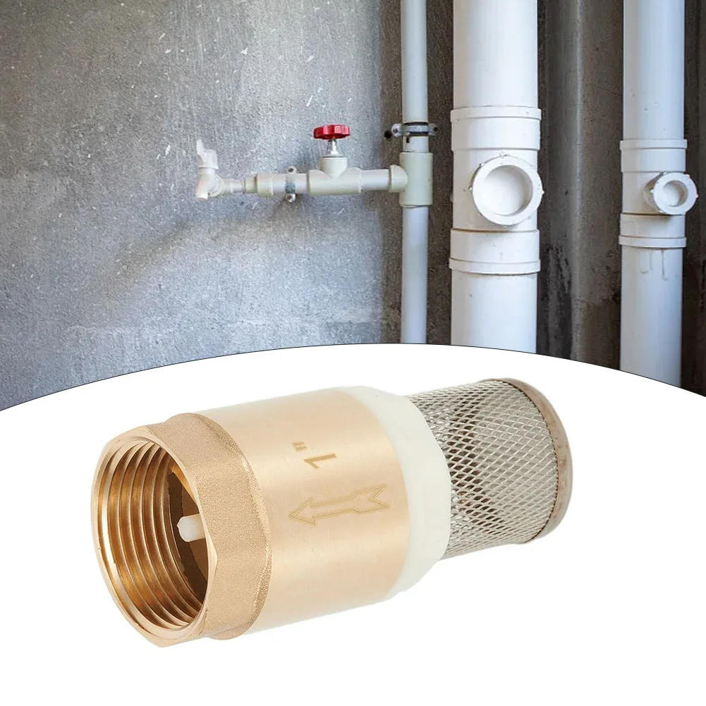 Durable Home Improvement Foot Valve Valves 1 Inch BSP Internal Thread Brand New Brass Gold/Silver High Quality
Durable Home Improvement Foot Valve Valves 1 Inch BSP Internal Thread Brand New Brass Gold/Silver High Quality