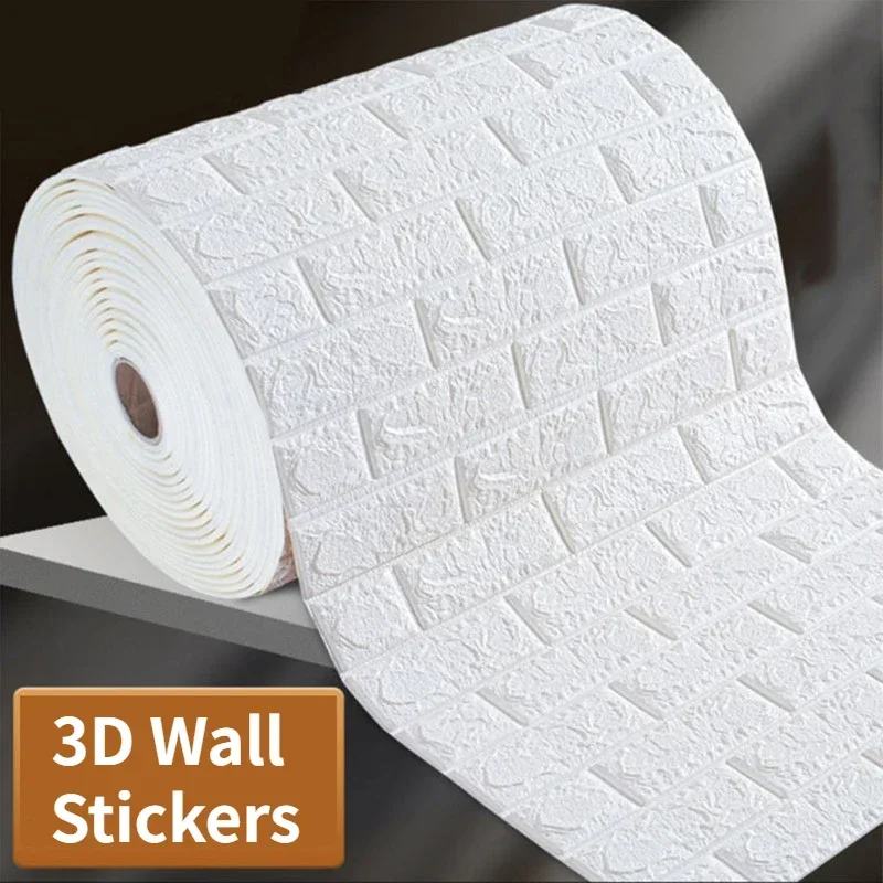 3D Continuous Peel and Stick Brick Wall Stickers Self-adhesive Paper Waterproof DIY Home Decoration Foam.
3D Continuous Peel and Stick Brick Wall Stickers Self-adhesive Paper Waterproof DIY Home Decoration Foam.