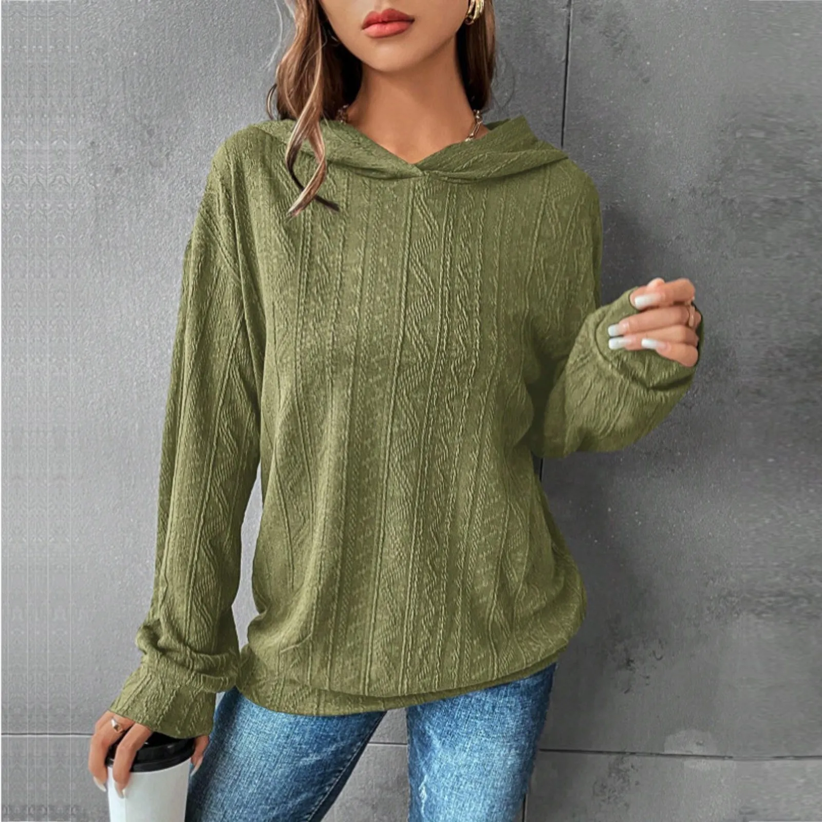 Women's Sweater solid Knitted hooded Pullover casual O-neck Long Sleeve Loose Style Sweater tops Fall Winter hoodies Jumper
Women's Sweater solid Knitted hooded Pullover casual O-neck Long Sleeve Loose Style Sweater tops Fall Winter hoodies Jumper