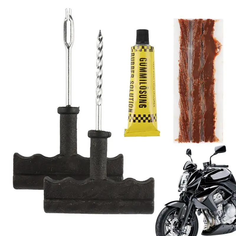 Car Tire Repair Tool Kit Studding Set Auto Bike Puncture Strips Stirring Glue Repair Tool Car Accessories Puncture Emergency
Car Tire Repair Tool Kit Studding Set Auto Bike Puncture Strips Stirring Glue Repair Tool Car Accessories Puncture Emergency