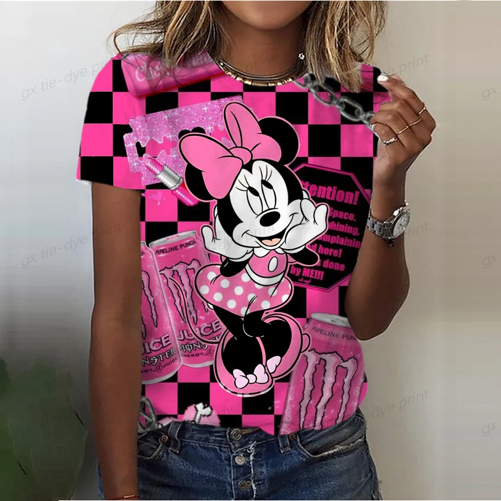 Kawaii Disney Cartoon Minnie Mouse Print T Shirt Women Funny Mouse Graphic Tees 90s Ladies Tops Anime Harajuku Female T-shirt
Kawaii Disney Cartoon Minnie Mouse Print T Shirt Women Funny Mouse Graphic Tees 90s Ladies Tops Anime Harajuku Female T-shirt