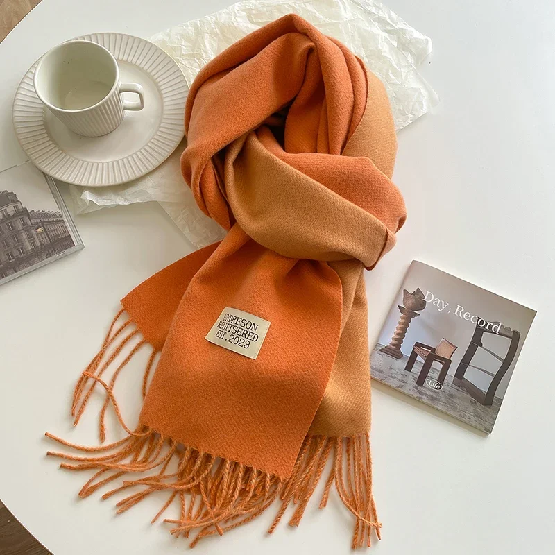 Fashion Solid Cashmere Warm Scarf New Design Pashmina Winter Double Side Diffrent Color Shawl Wraps Bufanda with Tassel Blanket
Fashion Solid Cashmere Warm Scarf New Design Pashmina Winter Double Side Diffrent Color Shawl Wraps Bufanda with Tassel Blanket