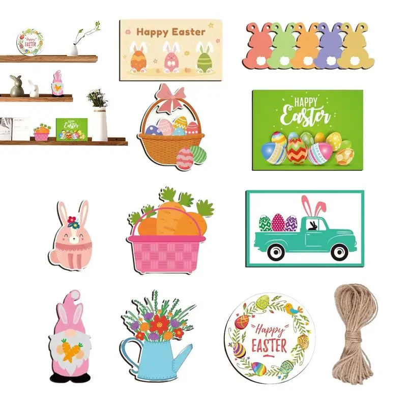 Пасхальный Зайчик, настольная деревянная вывеска в несколько рядов, декор в деревенском стиле, плотный милый поднос в несколько рядов, украшение для пасхи
Пасхальный Зайчик, настольная деревянная вывеска в несколько рядов, декор в деревенском стиле, плотный милый поднос в несколько рядов, украшение для пасхи