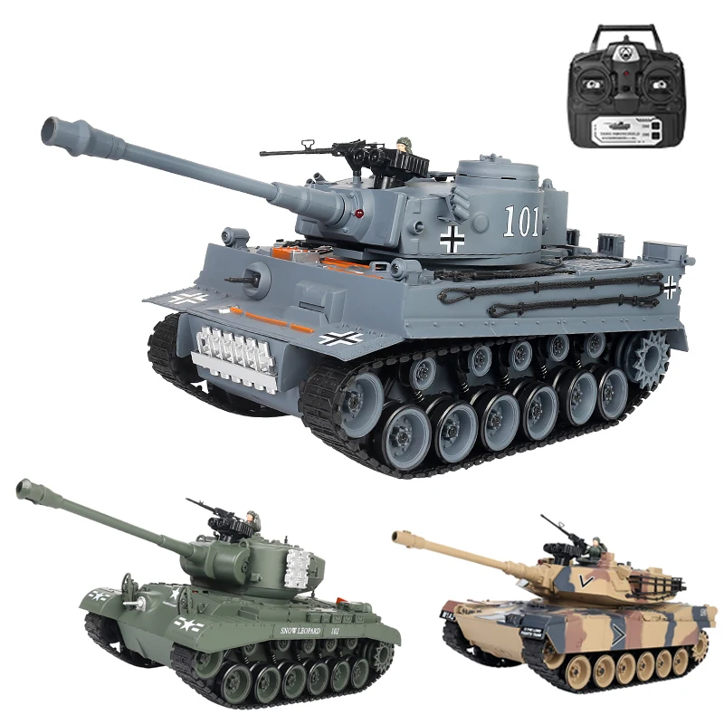 

1/18 Rc Tank Remote Control War Tanks with Shooting Military Radio Controlled Car Truck Model for Boys Children Kids Toys