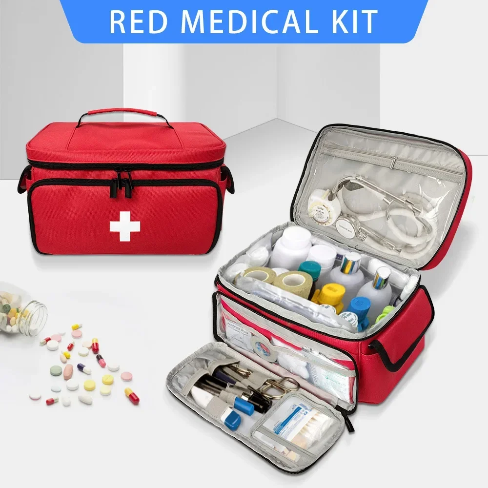 Travel First Aid Kit Dacron Portable Multifunctional Storage Container 395g Size 29 * 19.5 * 17.5 Stratification Box
Travel First Aid Kit Dacron Portable Multifunctional Storage Container 395g Size 29 * 19.5 * 17.5 Stratification Box
