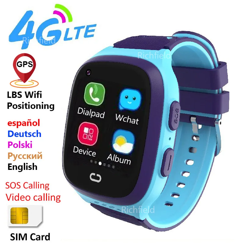 Kids Smart Watch SIM Card 4G Network Video Call Chat SOS GPS WIFI LBS Location Camera Alarm Smartwatch LT31E For Kids Boys Girls
Kids Smart Watch SIM Card 4G Network Video Call Chat SOS GPS WIFI LBS Location Camera Alarm Smartwatch LT31E For Kids Boys Girls