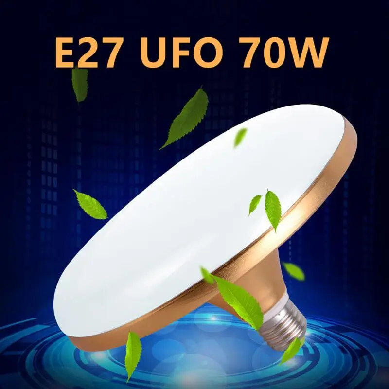 Led Bulb E27 Leds Lamp 220V UFO Lights Bulb 20/30/40/50/60/70W Super Bright Garage Light for Home Lighting Table Lamps Kitchen
Led Bulb E27 Leds Lamp 220V UFO Lights Bulb 20/30/40/50/60/70W Super Bright Garage Light for Home Lighting Table Lamps Kitchen