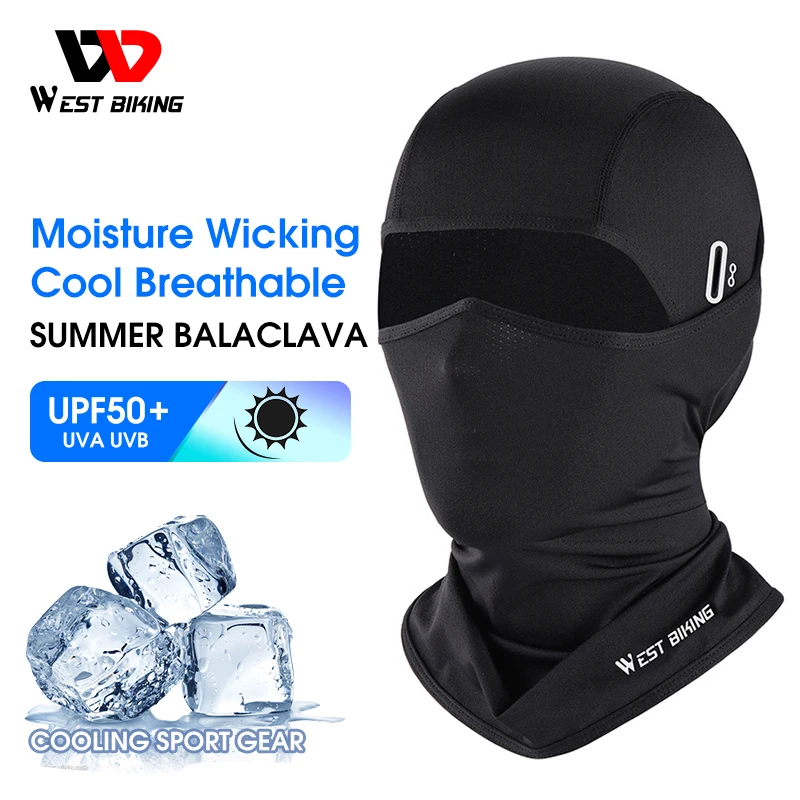 WEST BIKING Summer Breathable Cycling Cap Anti-UV Balaclava Men Full Face Mask Bicycle Motorcycle Running Cooling Sport Gear
WEST BIKING Summer Breathable Cycling Cap Anti-UV Balaclava Men Full Face Mask Bicycle Motorcycle Running Cooling Sport Gear