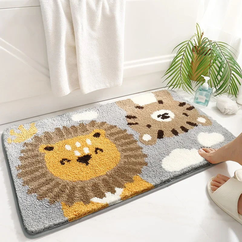 Cartoon Bathroom Water-absorbent Floor Mats Bath Non-slip Mats Bathroom Doorway Entry Door Entry Foot Mat Bathroom Toilet Carpet
Cartoon Bathroom Water-absorbent Floor Mats Bath Non-slip Mats Bathroom Doorway Entry Door Entry Foot Mat Bathroom Toilet Carpet