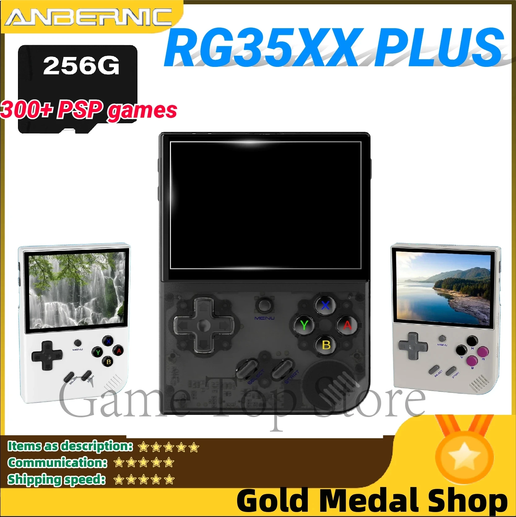 ANBERNIC RG35XX PLUS Retro Handheld Game PlayerBuilt-in 64G TF Classic Games Support TV Portable For Travel Kids Gift PSP
ANBERNIC RG35XX PLUS Retro Handheld Game PlayerBuilt-in 64G TF Classic Games Support TV Portable For Travel Kids Gift PSP
