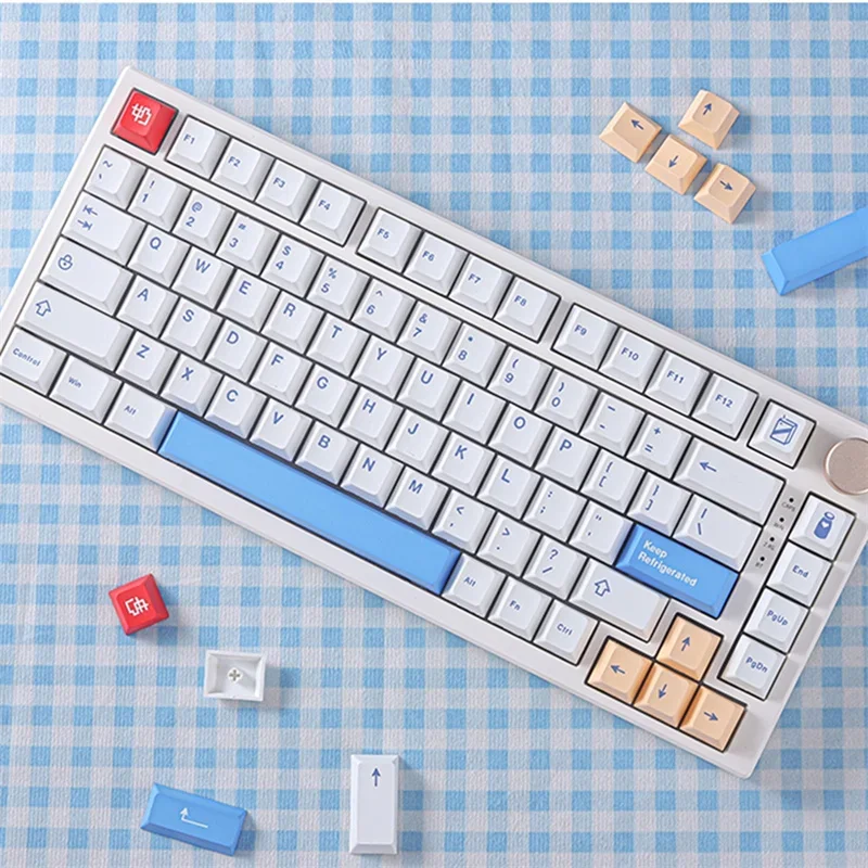 Колпачки для клавиш KOA GMK с соевым молоком, 140 клавиш, профиль PBT, корейский, русский, японский колпачок для клавиш Cherry Gatrron MX, механическая клавиатура с переключателями
Колпачки для клавиш KOA GMK с соевым молоком, 140 клавиш, профиль PBT, корейский, русский, японский колпачок для клавиш Cherry Gatrron MX, механическая клавиатура с переключателями