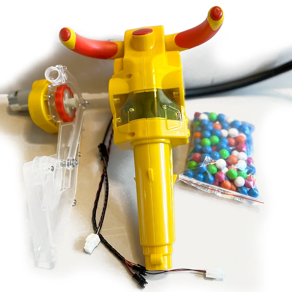 Children Video Game Arcade Dinosaur Paradise Coin Machine Shoot Ball Motor Plastic Gun Handle With 16mm Beads Transfer Pipe
Children Video Game Arcade Dinosaur Paradise Coin Machine Shoot Ball Motor Plastic Gun Handle With 16mm Beads Transfer Pipe