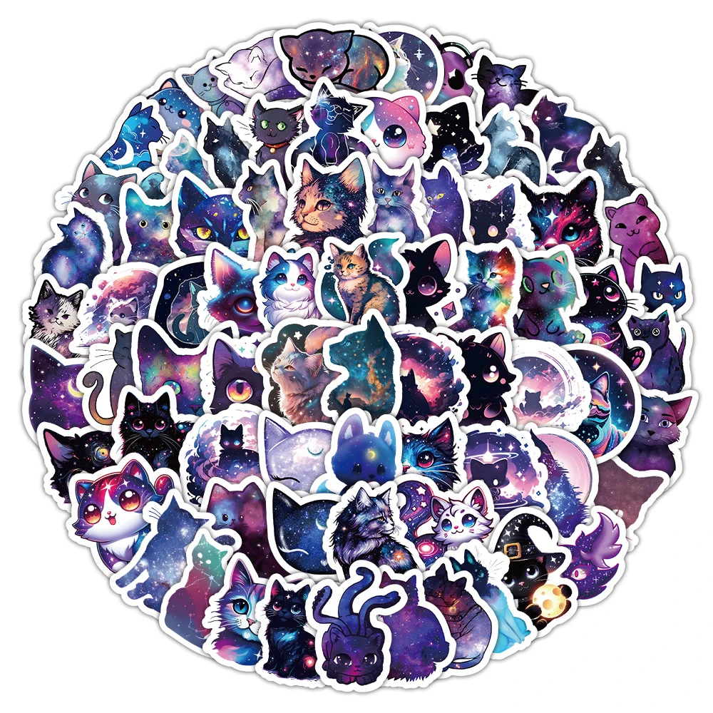 10/30/50/100pcs Cartoon Starry Sky Cat Graffiti Stickers for Kid Cute Decals DIY Motorcycle Phone Aesthetic Decoration Sticker
10/30/50/100pcs Cartoon Starry Sky Cat Graffiti Stickers for Kid Cute Decals DIY Motorcycle Phone Aesthetic Decoration Sticker