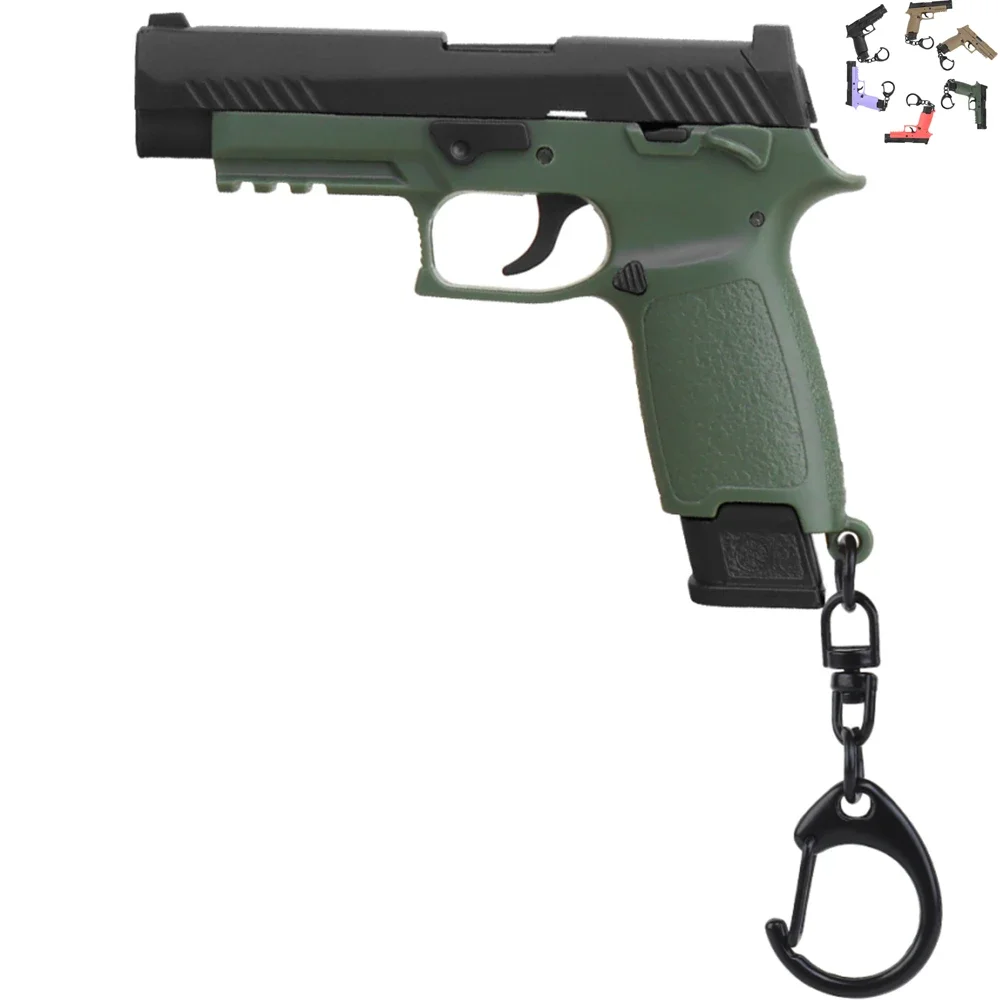 P320 (Long) 1:4 Tactical Keychain Plastic Mini Pistol Gun Shape Weapon Key Ring Gift Decorations with Movable Lever and Magazine
P320 (Long) 1:4 Tactical Keychain Plastic Mini Pistol Gun Shape Weapon Key Ring Gift Decorations with Movable Lever and Magazine