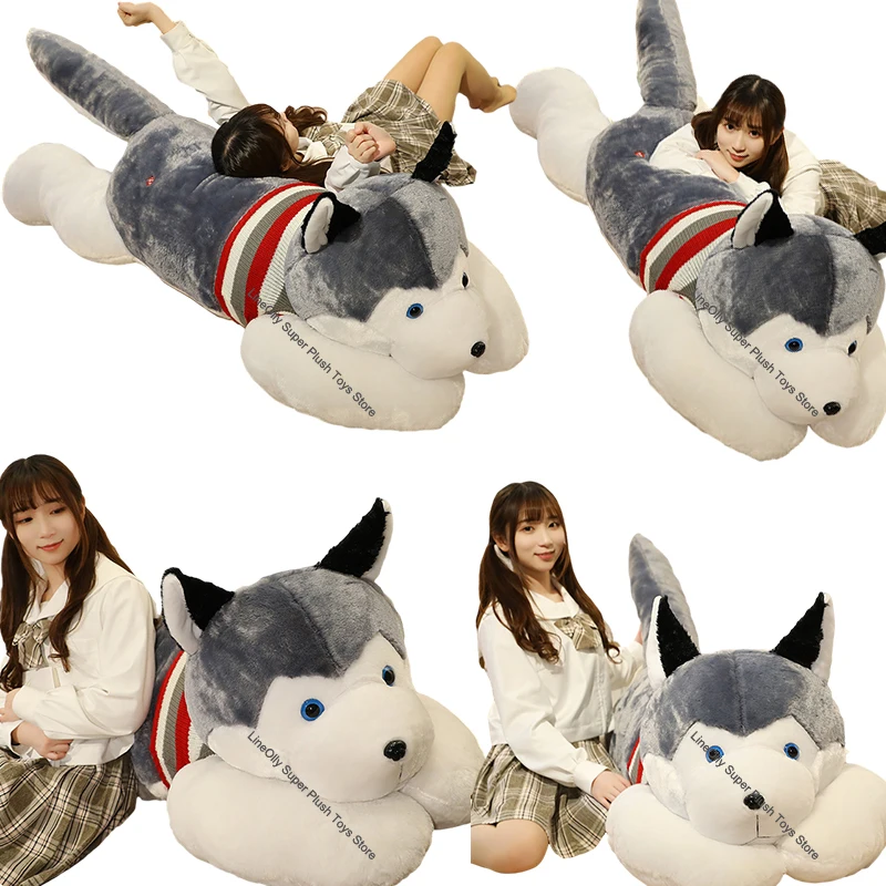 50/70/100/120cm Cartoon Giant Husky Plush Pillow Toy Cute Stuffed Animals Dog Plushies Cushion Kawaii Soft Kids Toys Home Decor 
50/70/100/120cm Cartoon Giant Husky Plush Pillow Toy Cute Stuffed Animals Dog Plushies Cushion Kawaii Soft Kids Toys Home Decor