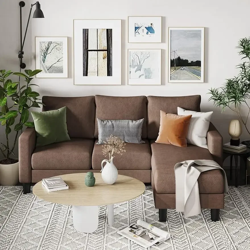 YESHOMY-Convertible Sectional 3 L-Shaped Couch, Soft Seat, Modern Linen Fabric, Small Space Sofas for Living Room
YESHOMY-Convertible Sectional 3 L-Shaped Couch, Soft Seat, Modern Linen Fabric, Small Space Sofas for Living Room