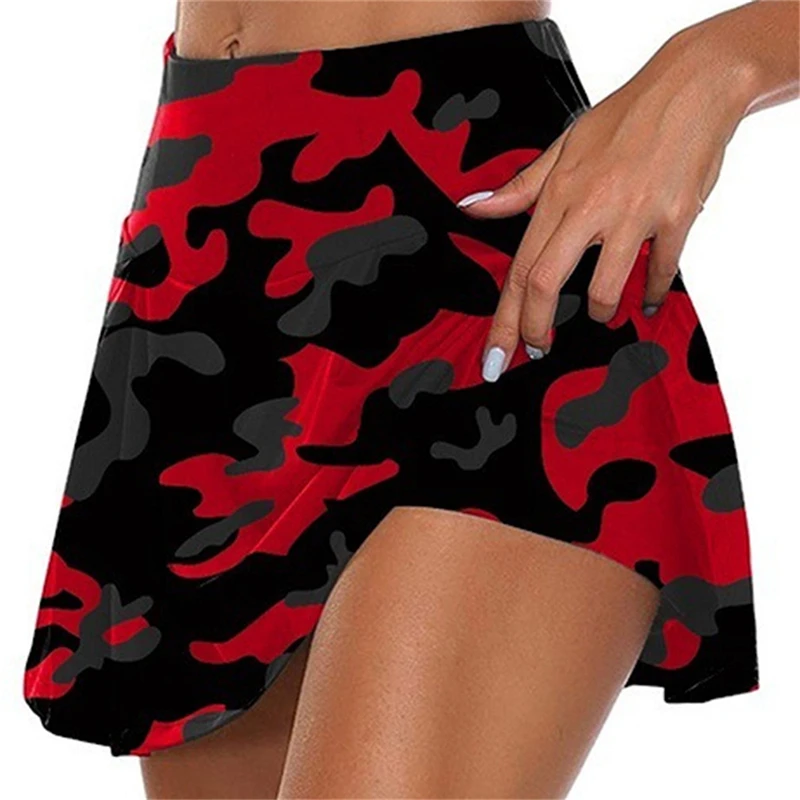 Camo Printed Women Skirt Shorts Fitness Jogger Sweat Shorts Summer High Waist Skorts Pantalones Cortos Cycling Short Trousers
Camo Printed Women Skirt Shorts Fitness Jogger Sweat Shorts Summer High Waist Skorts Pantalones Cortos Cycling Short Trousers