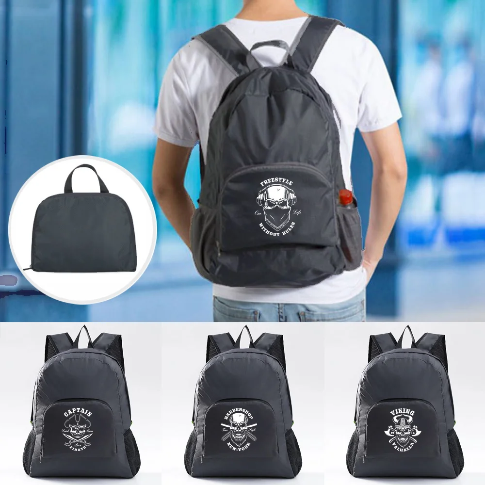 Backpack 2022 New Ultralight Foldable Daypack Men Women Travel Hiking Mountaineering Pack Skull Print Portable Sport Backpacks
Backpack 2022 New Ultralight Foldable Daypack Men Women Travel Hiking Mountaineering Pack Skull Print Portable Sport Backpacks