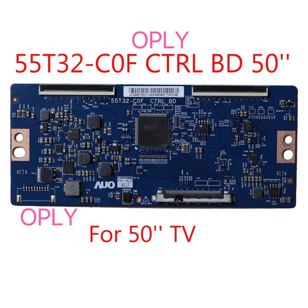 55T32-C0F CTRL BD 50 ''Подходит для телевизионной платы T-Con 50 дюймов модель 55T32 COF 50 дюймов 55t32c0f оригинальная логическая плата протестирована логическая плата
55T32-C0F CTRL BD 50 ''Подходит для телевизионной платы T-Con 50 дюймов модель 55T32 COF 50 дюймов 55t32c0f оригинальная логическая плата протестирована логическая плата