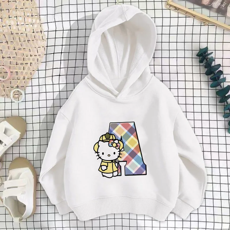 HelloKittys Kids Hoodies Letter A B C D Girl Boy Pullover Children Anime Casual Clothes Cartoons Kawaii Sweatshirts Fashion Tops
HelloKittys Kids Hoodies Letter A B C D Girl Boy Pullover Children Anime Casual Clothes Cartoons Kawaii Sweatshirts Fashion Tops