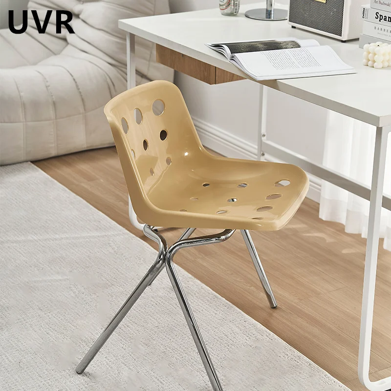 

UVR High-quality Dining Chairs Korean-style Home Cheese Chairs Cafe Plastic Backrest Stool A Variety of Scenes Restaurant Chairs