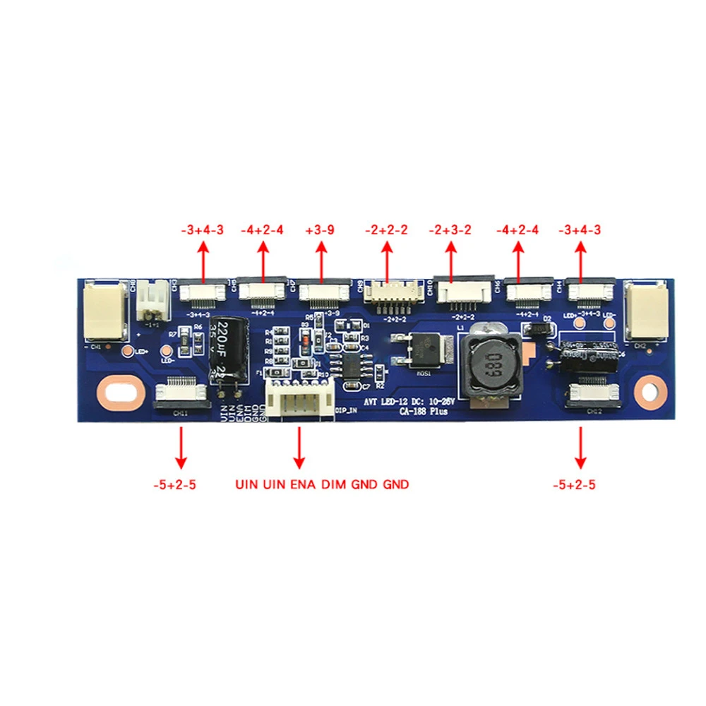 CA-188 Universal 15-27 Inch LCD Multi-interface Constant Current Board Multifunction LED Backlight Inverter Driver Board Module
CA-188 Universal 15-27 Inch LCD Multi-interface Constant Current Board Multifunction LED Backlight Inverter Driver Board Module