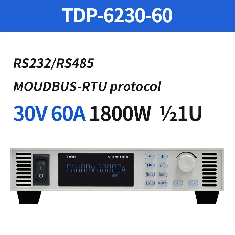 High power DC adjustable regulated power supply, high current and high voltage programmable DC power supply 60V 20A
High power DC adjustable regulated power supply, high current and high voltage programmable DC power supply 60V 20A
