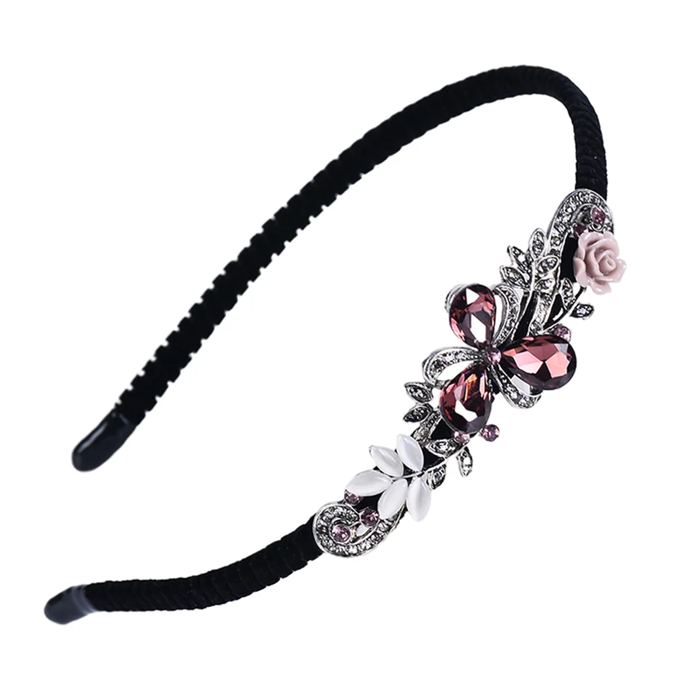 The Flowers Diamond Headband Miss Girl Hair Accessory Athletic Headbands for Women Aluminum Alloy Iron Headpiece
The Flowers Diamond Headband Miss Girl Hair Accessory Athletic Headbands for Women Aluminum Alloy Iron Headpiece