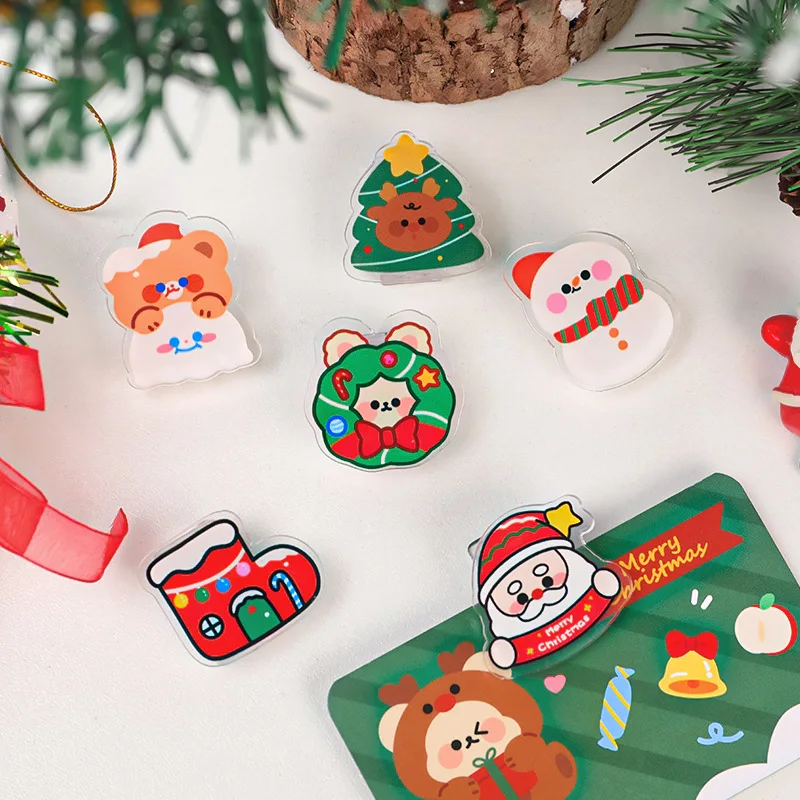 60 pcs/lot Christmas Santa Claus Snowman Clip Cute Photo Craft DIY Decoration Notes Letter Paper Clips Office School Supplies
60 pcs/lot Christmas Santa Claus Snowman Clip Cute Photo Craft DIY Decoration Notes Letter Paper Clips Office School Supplies