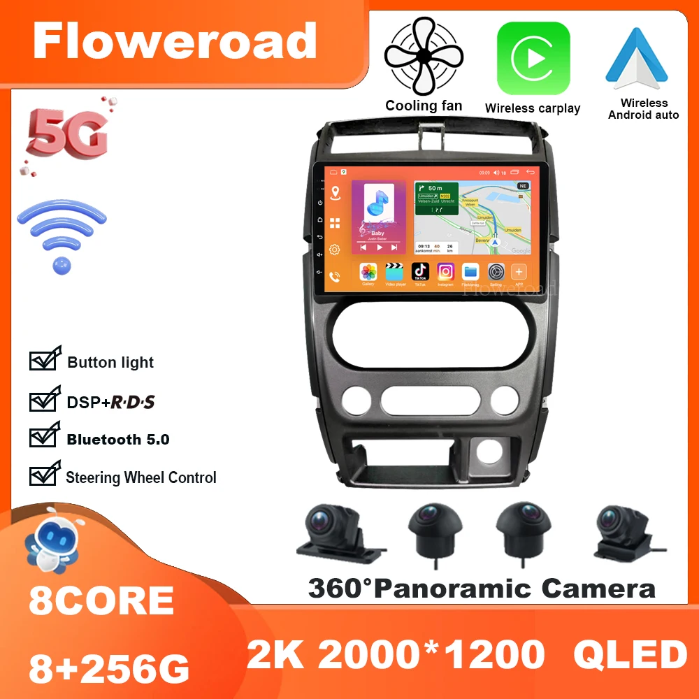 9 Inch Android 13 For Suzuki Jimny 2005-2019 Car Radio Multimedia Video Player Navigation stereo GPS Carplay Auto BT5.0 5GWiFi
9 Inch Android 13 For Suzuki Jimny 2005-2019 Car Radio Multimedia Video Player Navigation stereo GPS Carplay Auto BT5.0 5GWiFi