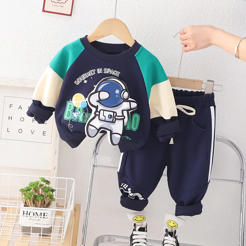 Children's Clothes Sets for Kids Korean Baby Boy Cartoon Pullover Long Sleeve T-shirts Tops and Pants 2PCS Toddler Boys Outfits
Children's Clothes Sets for Kids Korean Baby Boy Cartoon Pullover Long Sleeve T-shirts Tops and Pants 2PCS Toddler Boys Outfits