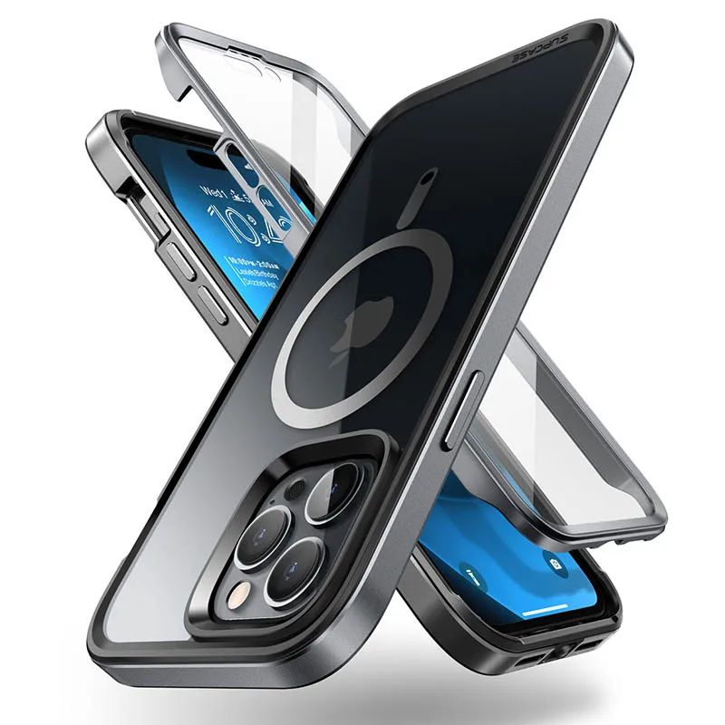 For iPhone 14 Pro Case 6.1" (2022 Release) SUPCASE UB Edge Mag Slim Frame Clear Protective Case with Built-in Screen Protector
For iPhone 14 Pro Case 6.1" (2022 Release) SUPCASE UB Edge Mag Slim Frame Clear Protective Case with Built-in Screen Protector