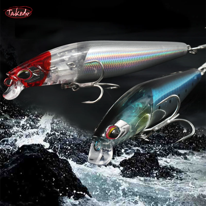 Искусственная жесткая приманка для морской рыбалки TAKEDO, 120 мм, 20 г, 100 мм, 14 г, приманка для троллинга гольяна, воблеры для щуки
Искусственная жесткая приманка для морской рыбалки TAKEDO, 120 мм, 20 г, 100 мм, 14 г, приманка для троллинга гольяна, воблеры для щуки