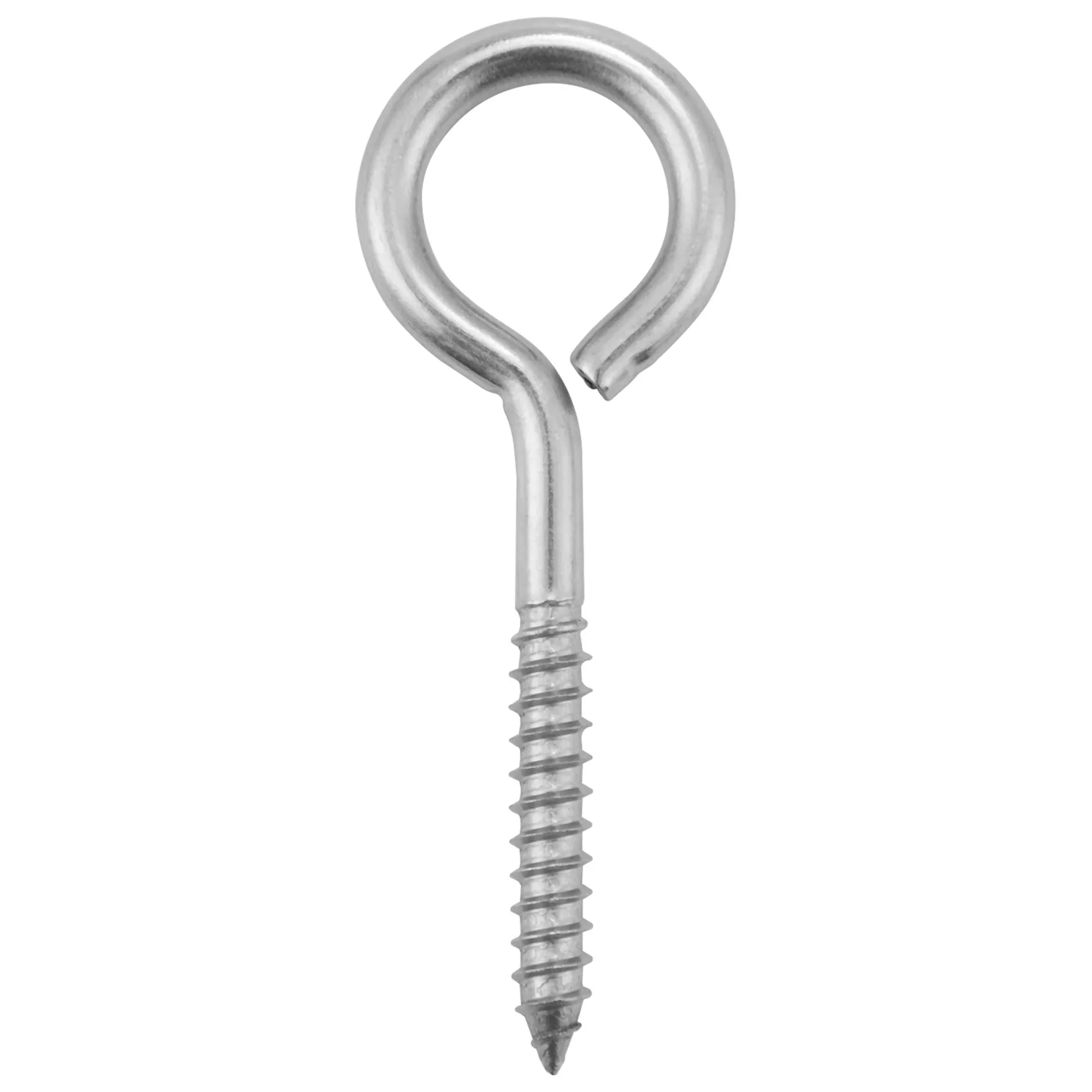 10 Pack Stainless Steel Eye Shape Screws Metal Hook Wood Terminal Ring Eyelet Hooks Self Tapping Screws M6
10 Pack Stainless Steel Eye Shape Screws Metal Hook Wood Terminal Ring Eyelet Hooks Self Tapping Screws M6