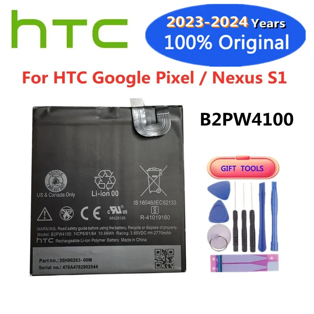 

B2PW4100 100% Оригинальный аккумулятор для HTC Google Pixel / Nexus S1 Мобильный телефон батареи Быстрая доставка + Инструменты