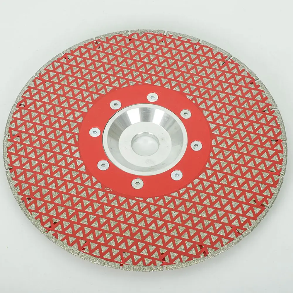 

1Pc 230mm Electroplated Diamond Saw Blade Galvanized Cutting Sheet Grinding Disc For Polishing Marble Granite Ceramic Tile Stone