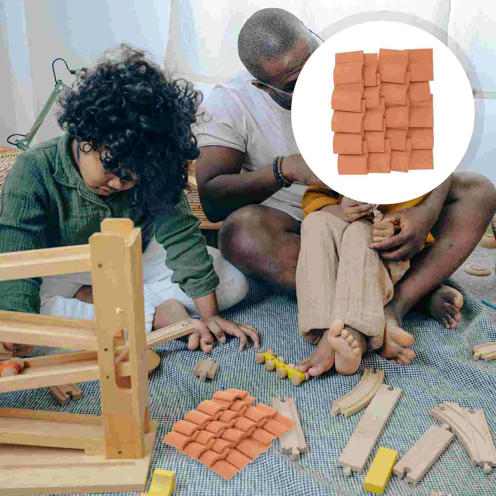 Mini Red Tile Toy Micro Landscape Brick Simulation DIY Miniature Tiles Accessories Clay Sand Table Model Garden Child Ornament
Mini Red Tile Toy Micro Landscape Brick Simulation DIY Miniature Tiles Accessories Clay Sand Table Model Garden Child Ornament