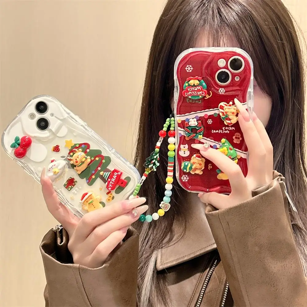 3D Cute Cartoon Elk Bear Tree Snowman Christmas Phone Case For P60 P50 Mate 60 Pro Mate 50 Honor 90 Candy Cover With Bracelet
3D Cute Cartoon Elk Bear Tree Snowman Christmas Phone Case For P60 P50 Mate 60 Pro Mate 50 Honor 90 Candy Cover With Bracelet