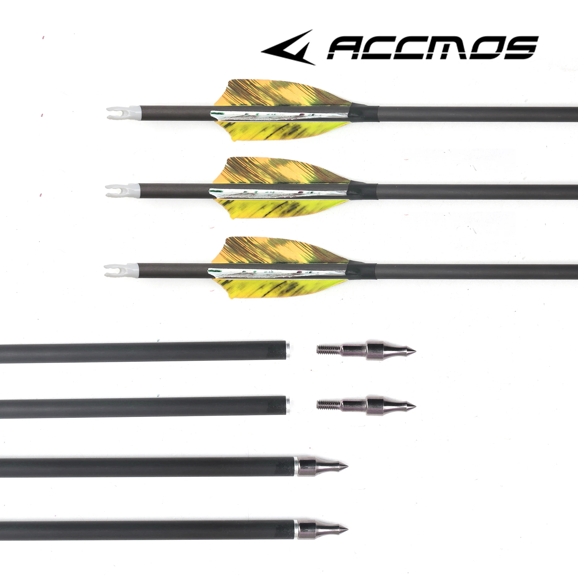 6/12/18pcs Spine300/350/400/500/600/700/800Pure Carbon Turkey Feather Arrow 31inch ID6.2mm Archery for Recurve Bow Shooting
6/12/18pcs Spine300/350/400/500/600/700/800Pure Carbon Turkey Feather Arrow 31inch ID6.2mm Archery for Recurve Bow Shooting