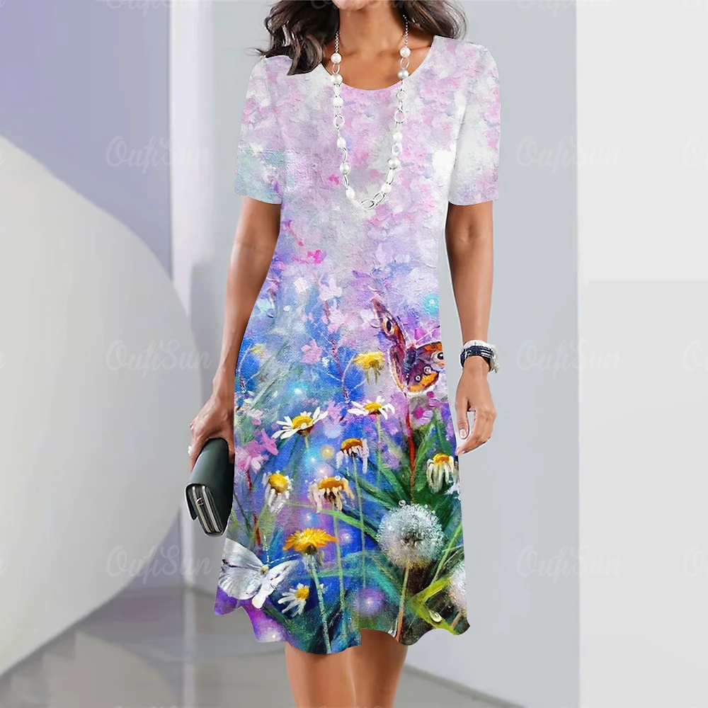 Colorful Gradient Floral 3d Print Elegant Women Dress Casual Chic Skirt Holiday Beach Long Dresses For Women Fashion Y2k Clothes
Colorful Gradient Floral 3d Print Elegant Women Dress Casual Chic Skirt Holiday Beach Long Dresses For Women Fashion Y2k Clothes
