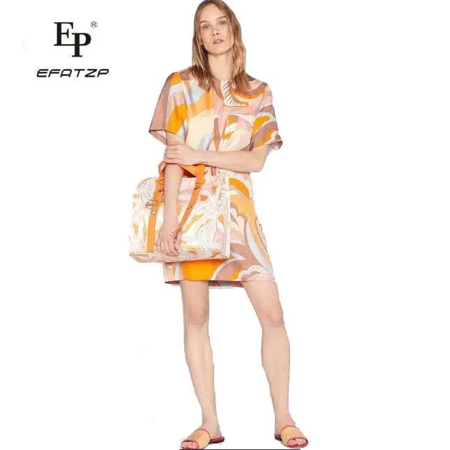 EFATZP 2022 New Fashion Dresses Women's Short Sleeve Geometric print Elastic Knitted Loose jersey Silk Dress
EFATZP 2022 New Fashion Dresses Women's Short Sleeve Geometric print Elastic Knitted Loose jersey Silk Dress