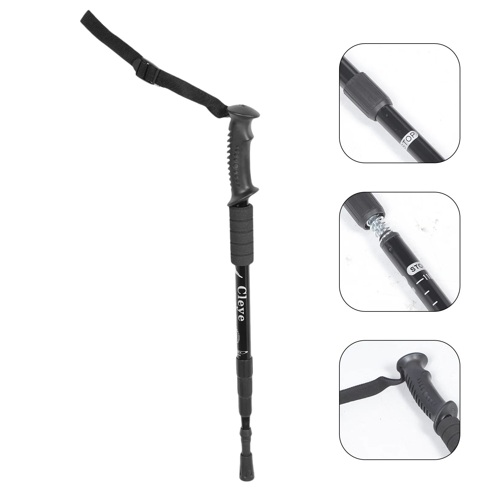 Nonslip Walking Stick Crutches Aluminum Alloy Adjustable Telescopic Pole for Elderly Folding Trekking
Nonslip Walking Stick Crutches Aluminum Alloy Adjustable Telescopic Pole for Elderly Folding Trekking