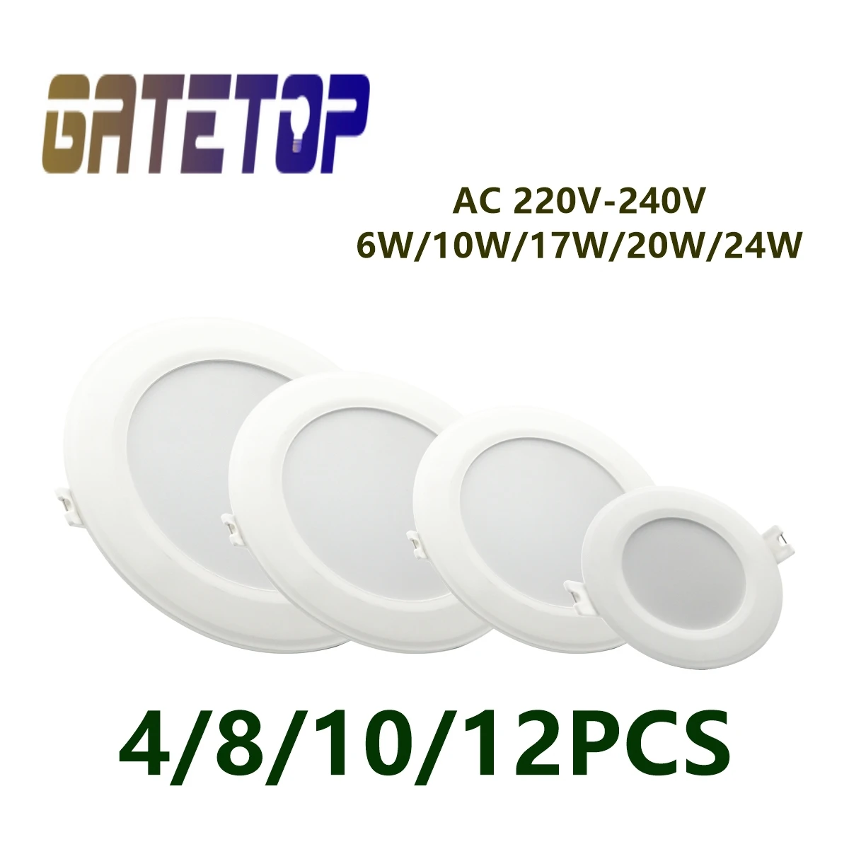 Led Downlight Recessed Indoor Led panel light high pow 6W-24W AC100V-AC240V Led Spot LampSuitable for kitchen, living room
Led Downlight Recessed Indoor Led panel light high pow 6W-24W AC100V-AC240V Led Spot LampSuitable for kitchen, living room