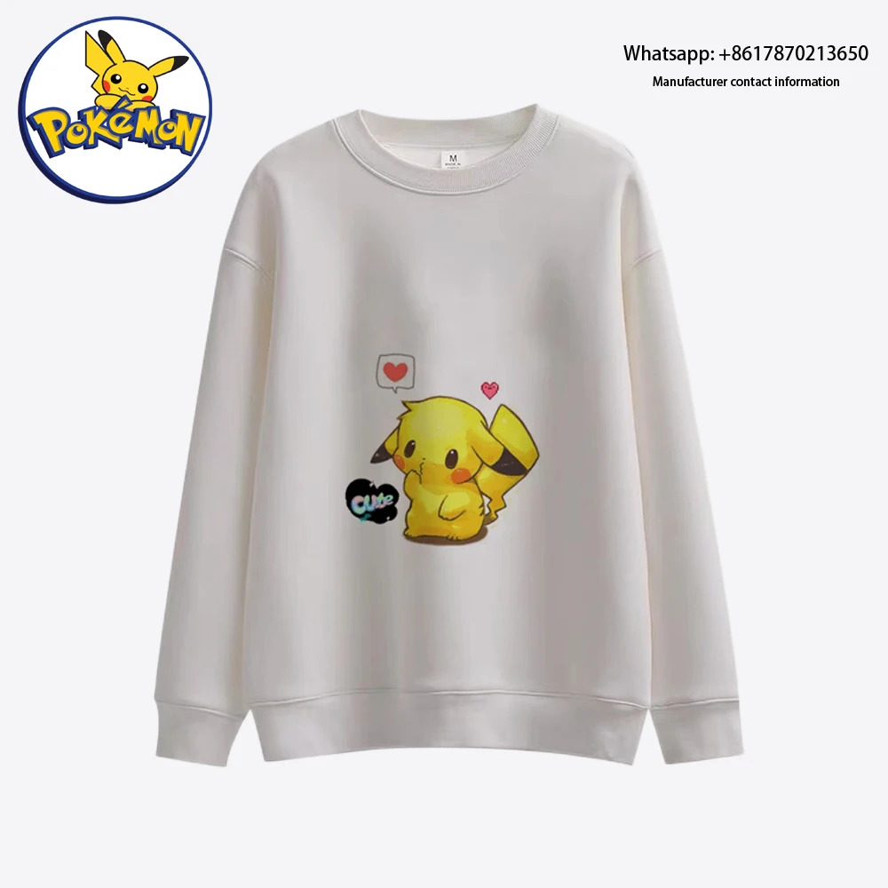 Pokemon Picachu Sweatshirt Magic Baby Sweatshirt Cartoon Fashion Clothing Spring and Autumn Children's Sweatshirt Adult Crew Nec
Pokemon Picachu Sweatshirt Magic Baby Sweatshirt Cartoon Fashion Clothing Spring and Autumn Children's Sweatshirt Adult Crew Nec
