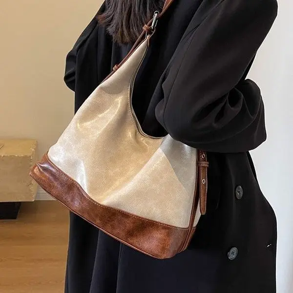 2024 New Simple All-Match Shoulder Bag Retro Texture Large Capacity Bag Women's Class Commuter Tote Bag
2024 New Simple All-Match Shoulder Bag Retro Texture Large Capacity Bag Women's Class Commuter Tote Bag