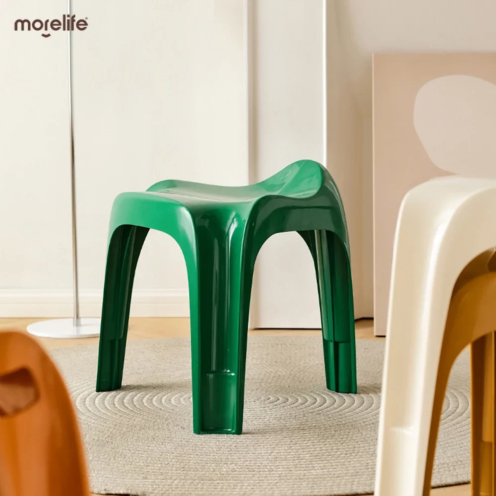 

Nordic Creative Medieval Low Stools Modern Minimalist Household Small Benches Living Room Internet Celebrity Ins Foldable Stools