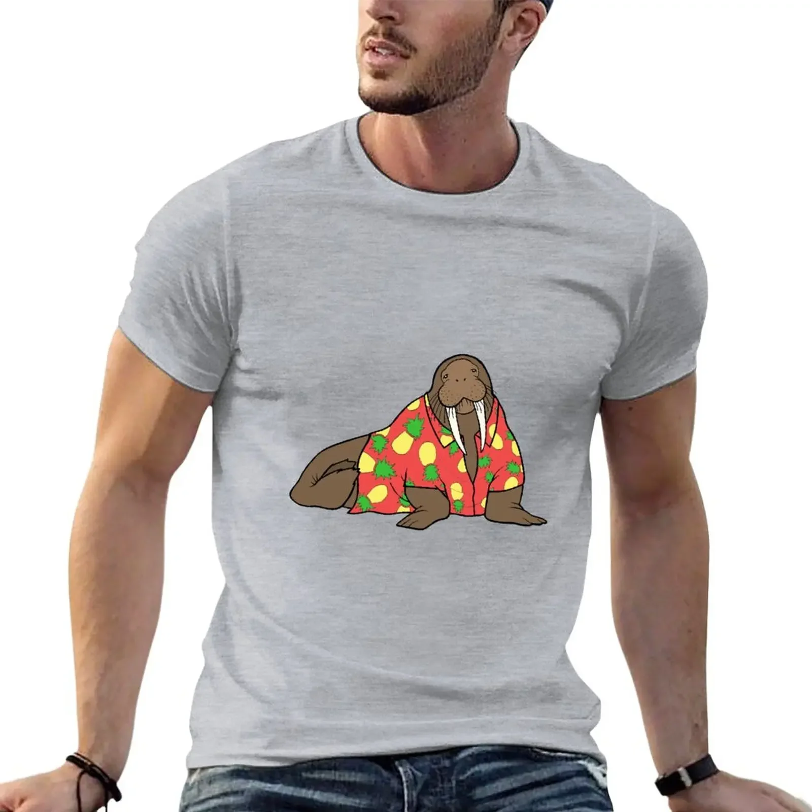 Walrus in Hawaiian shirt - red T-Shirt cute clothes shirts graphic tees heavy weight t shirts for men
Walrus in Hawaiian shirt - red T-Shirt cute clothes shirts graphic tees heavy weight t shirts for men